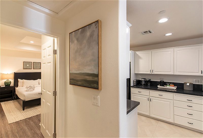 Kitchen and bedroom